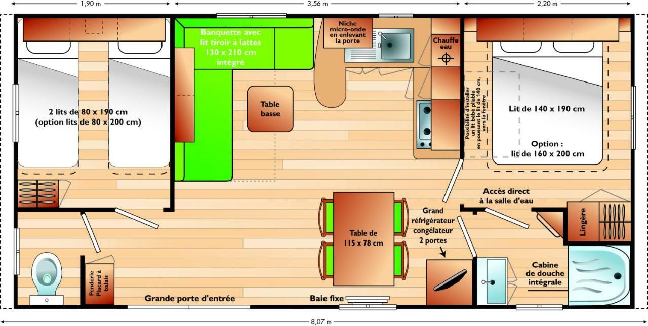 Camping Le Picard Tournieres Zewnętrze zdjęcie